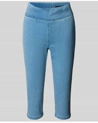 Noisy May - High Waist Skinny Fit Jeansshorts mit breitem Bund Modell 'ROYAL' - Lyst
