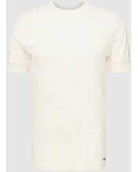 DRYKORN - T-Shirt mit geripptem Rundhalsausschnitt Modell 'ANTON' - Lyst