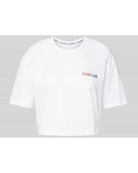 Calvin Klein - T-Shirt mit Label-Stitching Modell 'INTENSE PWR PRIDE' - Lyst