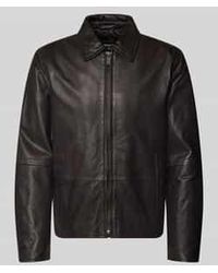 Strellson - Leren Jassen - Lyst