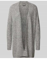 Mos Mosh - Longcardigan Mit Gerippten Abschlüssen Modell 'Thora' - Lyst