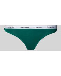 Calvin Klein - String mit elastischem Logo-Bund - Lyst