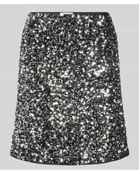 Freequent - Minirok Met Pailletten, Model 'Lune' - Lyst
