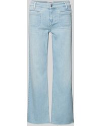 Cambio - Wide Leg Jeans Met Verkort Model - Lyst