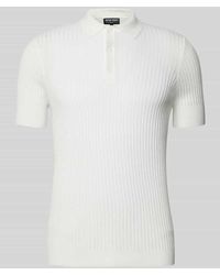 Antony Morato - Slim Fit Poloshirt Mit Strukturmuster - Lyst