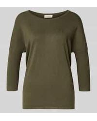 Freequent - Gebreide Pullover Van Viscosemix Met 3/4-Mouwen, Model 'Jone' - Lyst