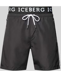 Iceberg - Badehose mit seitlichen Reißverschlusstaschen - Lyst