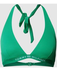 Tommy Hilfiger - Bikini-Oberteil mit Neckholder - Lyst