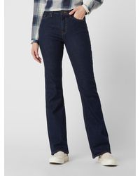 Dames Kleding voor voor Jeans voor Bootcut jeans Esprit Bootcutjeans Met Stretch in het Blauw 