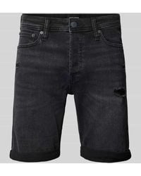 Jack & Jones - Regular Fit Jeansshorts im 5-Pocket-Design Modell 'RICK' - Lyst