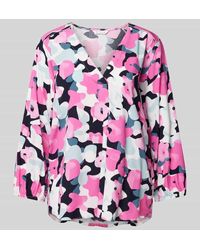 Tom Tailor - Bluse mit Allover-Print - Lyst