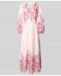 Neo Noir - Maxikleid mit V-Ausschnitt Modell 'SILFI' - Lyst