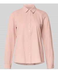 Marc O' Polo - Regular Fit Hemdbluse aus Baumwoll-Lyocell-Mix - Lyst