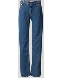 Filippa K - Straight Fit Jeans mit Zierknöpfen - Lyst