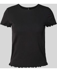 Vero Moda - T-shirt Met Golvende Zoom - Lyst