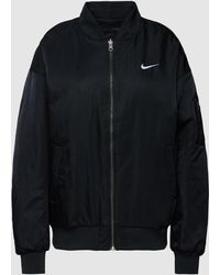 Nike Blouson Met Logostitching - Zwart