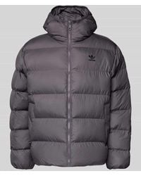 adidas Originals - Regular Fit Steppjacke mit Logo-Stitching Modell 'COMMERCIAL' - Lyst