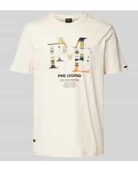PME LEGEND - T-shirt Met Labelprint - Lyst