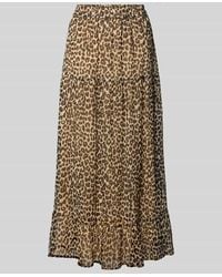 Vero Moda - Ausgestellter Maxi-Rock mit Allover-Muster Modell 'SMILLA' - Lyst