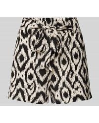 ONLY - Shorts aus Viskose mit Bindegürtel - Lyst