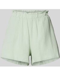 Vero Moda - High Waist Shorts mit Strukturmuster Modell 'NATALI' - Lyst