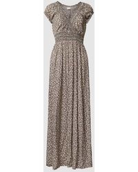 Apricot - Maxikleid mit Allover-Muster - Lyst