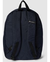 Champion Rugzak Met Labeldetail, Model 'backpack' - Blauw