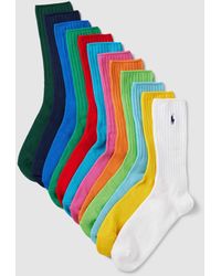 Polo Ralph Lauren - Socken mit Logo-Stitching im 12er-Pack - Lyst