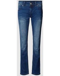 Blue Monkey - Slim Fit Jeans im 5-Pocket-Design Modell 'LUNA' - Lyst
