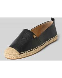 Ralph Lauren - Espadrilles aus Leder mit Logo-Detail Modell 'CAMERYN' - Lyst
