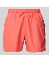 Tommy Hilfiger - Regular Fit Zwembroek Met Tunnelkoord - Lyst