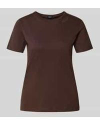 Joop! - T-Shirt Met Strass-Steentjes En Ronde Hals - Lyst