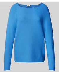 S.oliver - Regular Fit Strickpullover aus Baumwoll-Mix mit Raglanärmeln - Lyst