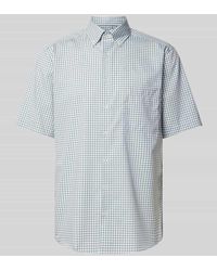 Eterna - Comfort Fit Business-Hemd mit Button-Down-Kragen - Lyst
