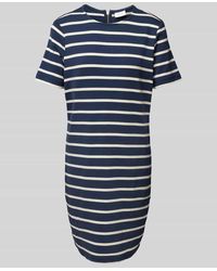 Vila - T-Shirt-Kleid mit Streifenmuster Modell 'vinny' - Lyst