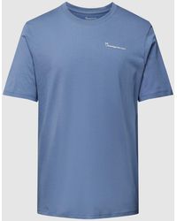 Knowledge Cotton - Regular Fit T-shirt Met Ronde Hals - Lyst