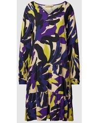 Smith & Soul - Knielanges Kleid aus Viskose mit Allover-Muster - Lyst