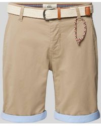 Redefined Rebel - Regular Fit Shorts mit Gürtel in Flecht-Optik Modell 'MAGNUS' - Lyst