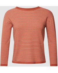 Tom Tailor - Plus Size Gebreide Pullover Met Structuurmotief - Lyst
