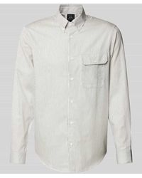 ARMANI EXCHANGE - Regular Fit Business-Hemd mit Brusttasche Modell 'CAMICIA' - Lyst
