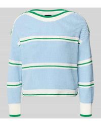 Marc Cain - Strickpullover mit U-Boot-Ausschnitt - Lyst