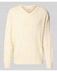 Redefined Rebel - Gebreide Pullover Met Ribboorden, Model 'Pelle' - Lyst