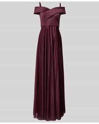 Christian Berg Cocktail - Abendkleid mit gelegten Falten - Lyst