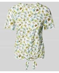 Tom Tailor - Regular Fit T-shirt Met Knoopdetail - Lyst