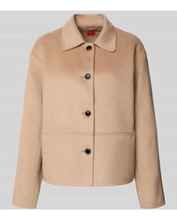 HUGO - Relaxed Fit Jacke mit Woll-Anteil Modell 'ALUMAS-1' - Lyst