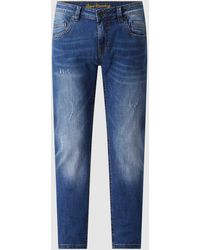 Blue Monkey - Slim Fit Jeans Met Stretch, Model 'freddy' - Lyst