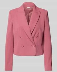 Jake*s - Regular Fit Blazer Met Reverskraag - Lyst