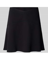 BOSS - Ausgestellter Mini-Rock aus Viskose-Mix - Lyst