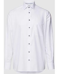 Eterna - Comfort Fit Zakelijk Overhemd Met Kentkraag - Lyst