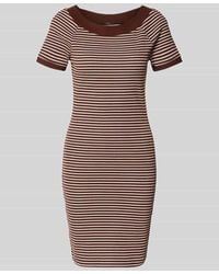 Zero - T-Shirt-Kleid in Ripp-Optik mit Rundhalsausschnitt - Lyst